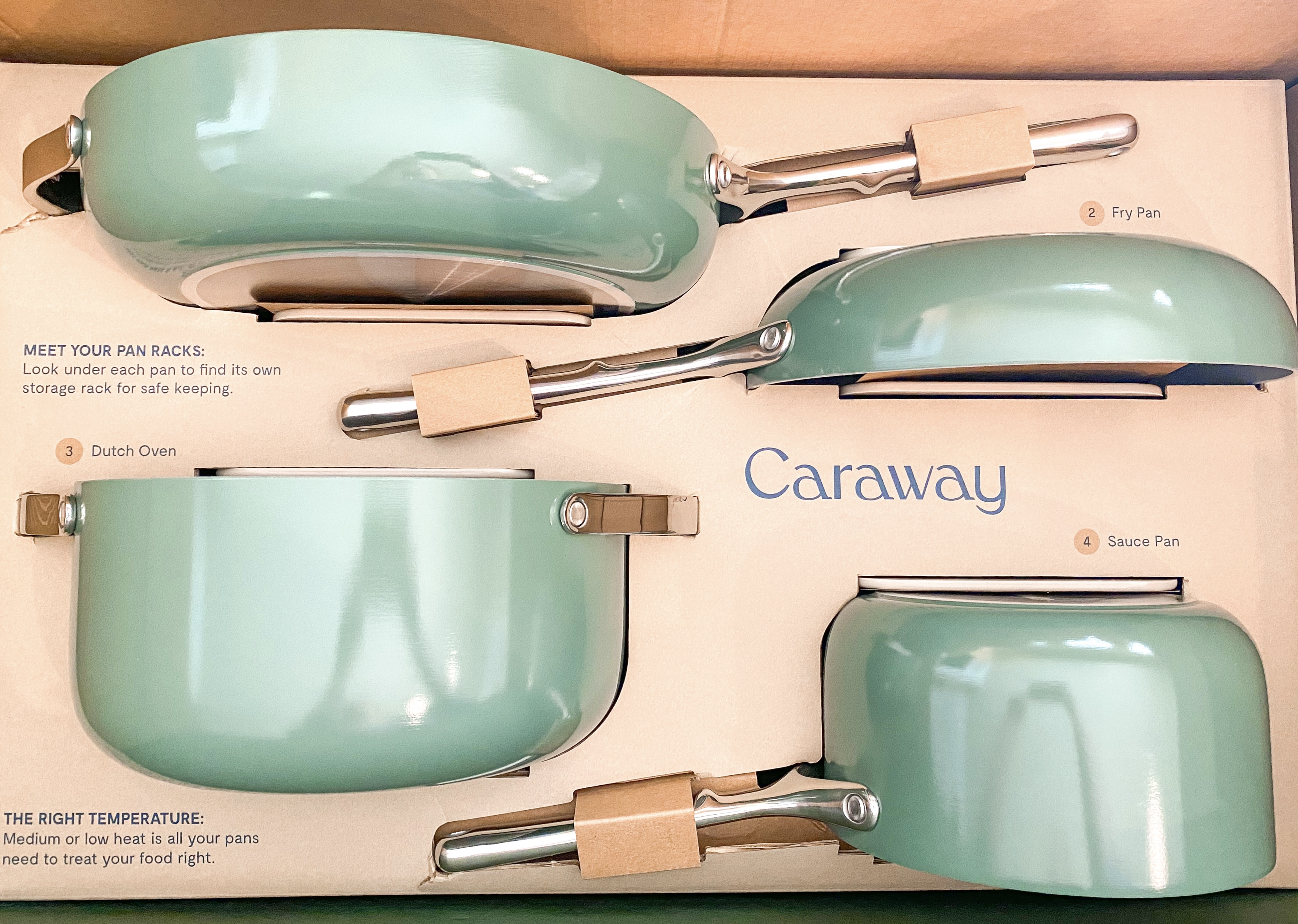 Caraway Rose Quartz Cookware Set