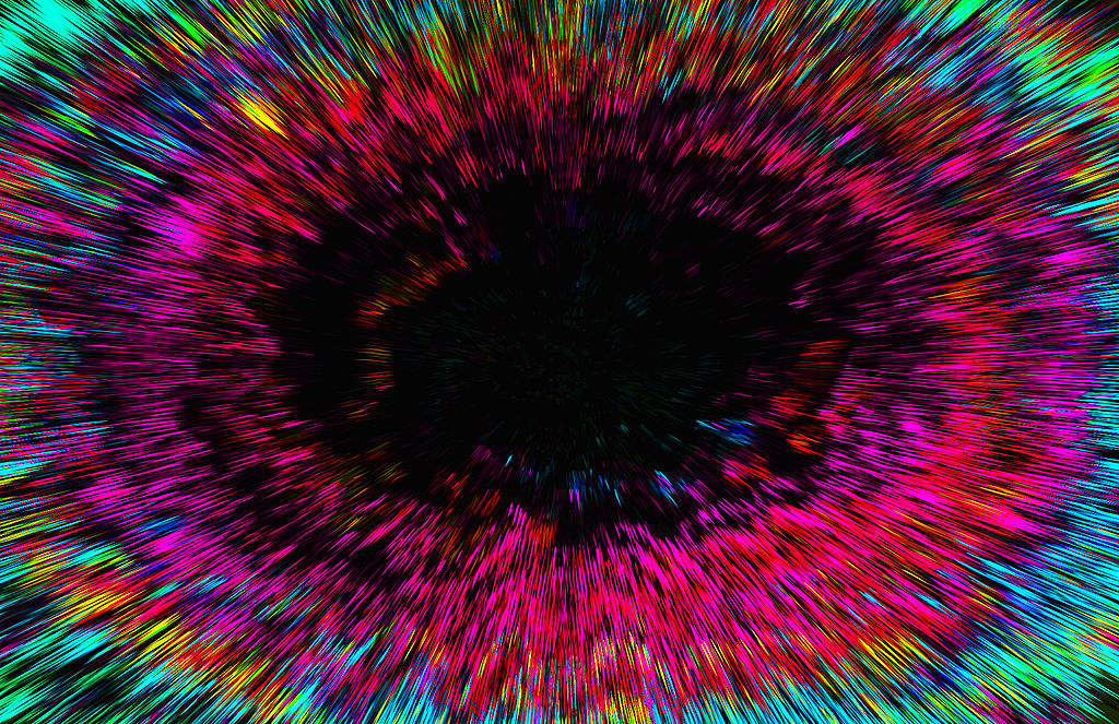 Colorful, trippy art