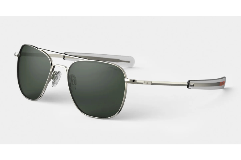 RANDOLPH X TODD SNYDER AVIATOR sunglasses in gunmetal.