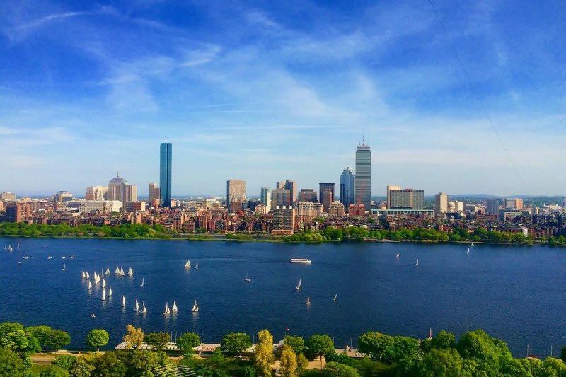 The Boston skyline