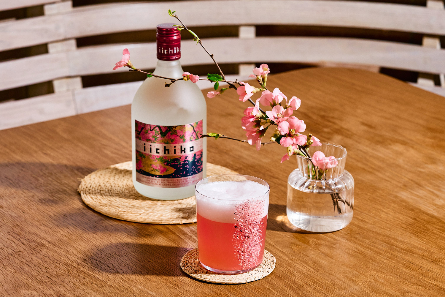 The Cherry Blossom Sour cocktail.