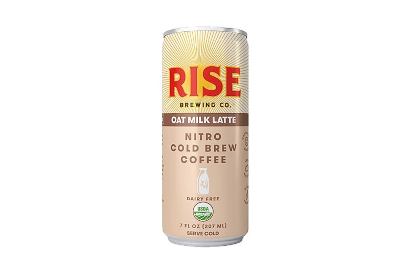 Rise Oat Milk canned coffee.