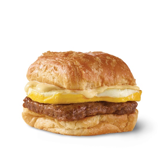 Wendy's sausage egg & croissant