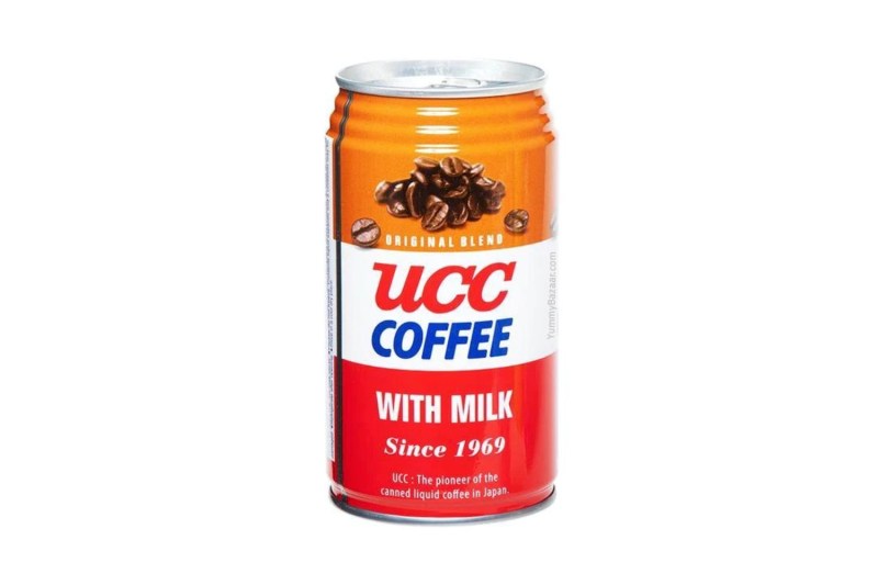 A can of UCC Coffee.