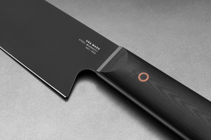 Anzick Outdoor Chef's Knife inscription