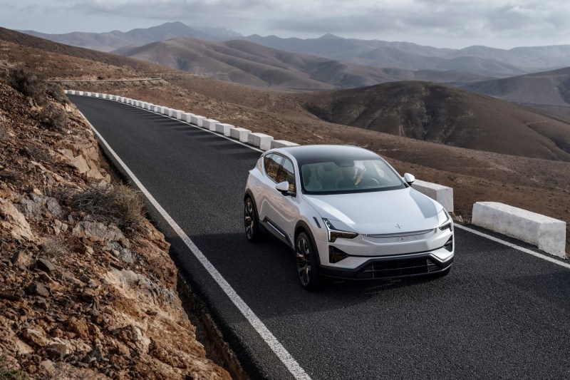 Polestar 3 driving on the road
