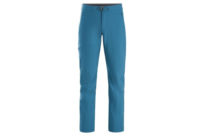 Arc'teryx Gamma Pant men's hiking pants (in blue) on a white studio background.