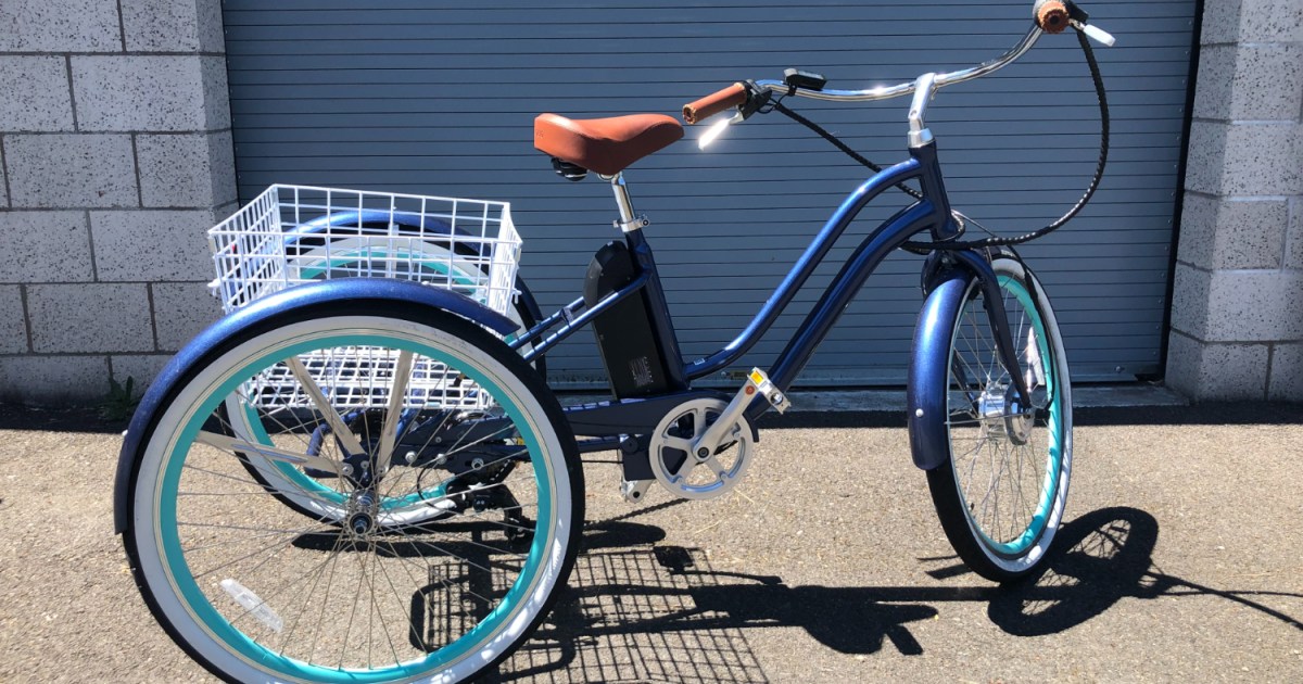 Want to ride an e-trike? This model from Sixthreezero is tons of fun