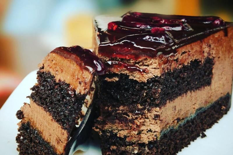 Chocolate cake.