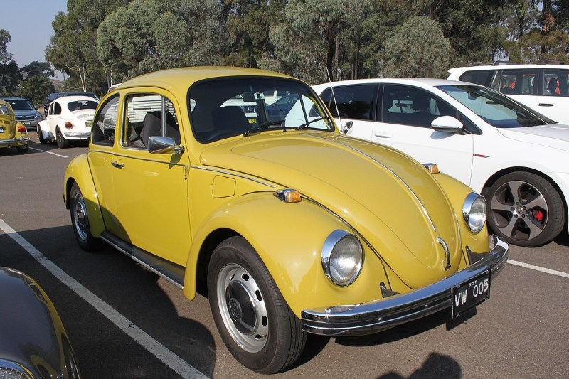 1974 Volkswagen Beetle (Type 1) 1300 sedan.