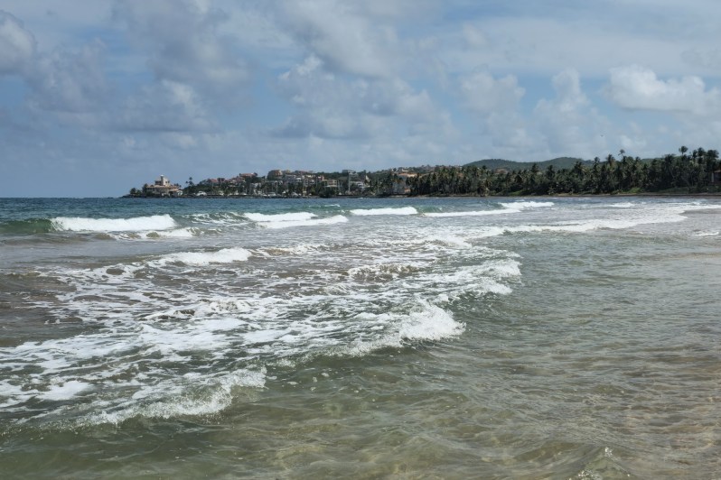 A view of the private beach at the Wyndham Palmas Beach & Golf Resort in Humacao, Puerto Rico.