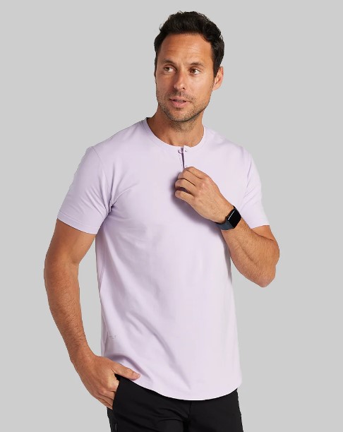 BYLT Henley Drop Cut
