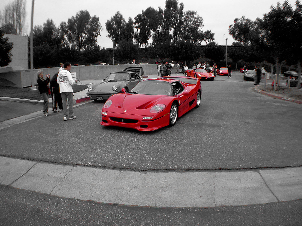 Red Ferrari F50