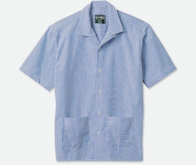 Gitman Vintage Seersucker Cuban Shirt