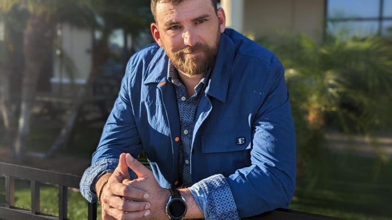 Man wearing Ben Sherman jacket and shirt