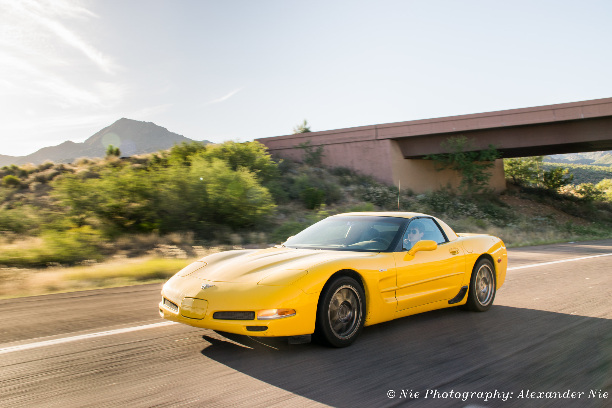 Chevrolet Corvette Z06 yellow