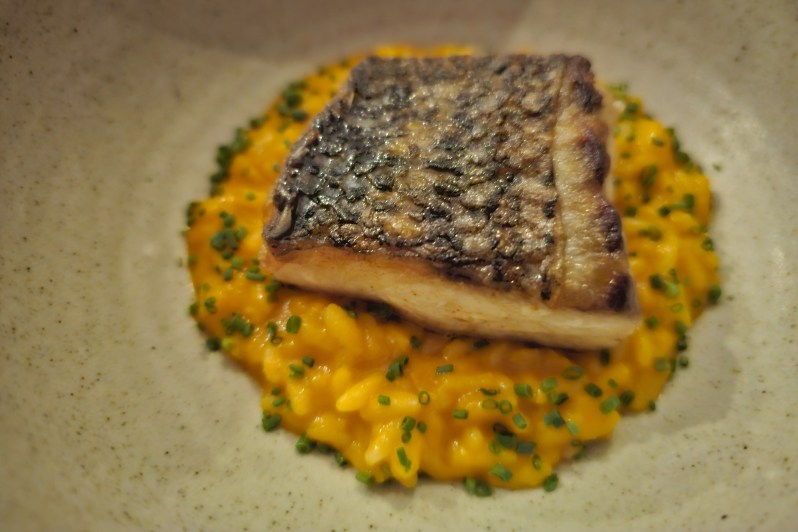 A tuna risotto dish at NEMI restaurant in La Paz, Baja California Sur, Mexico.