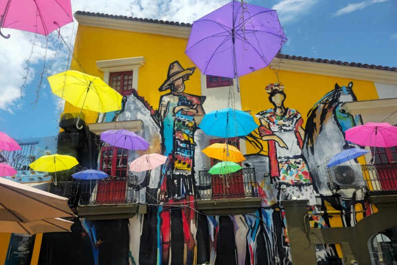 A look at the street art at Calle Iturbe in Puerto Vallarta, Jalisco, Mexico.