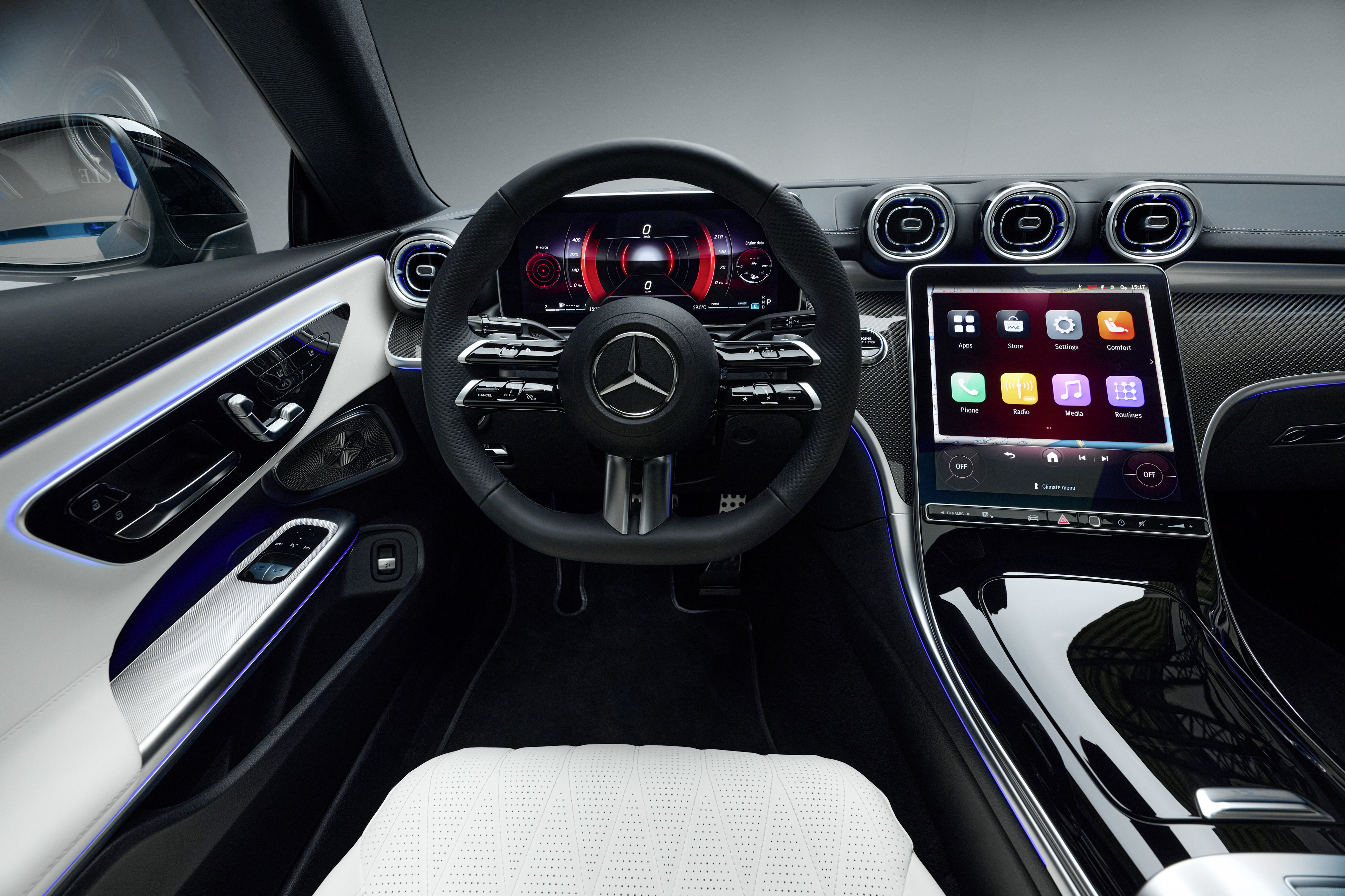 2024 MB CLE Coupe interior view