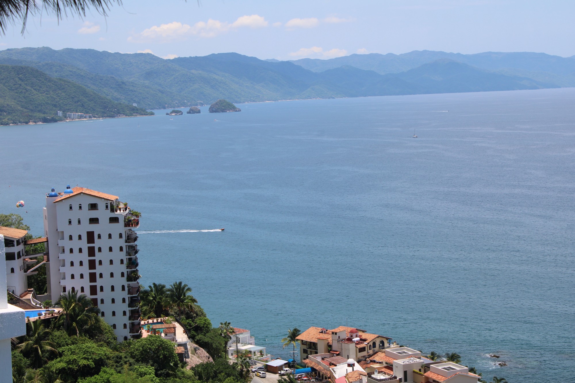 A great ocean view from Conchas Chinas in Puerto Vallarta, Jalisco, Mexico.