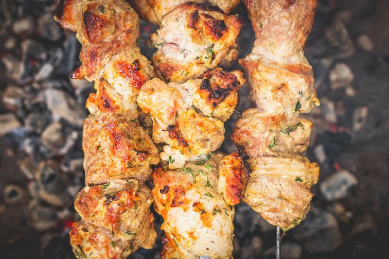 Chicken skewers