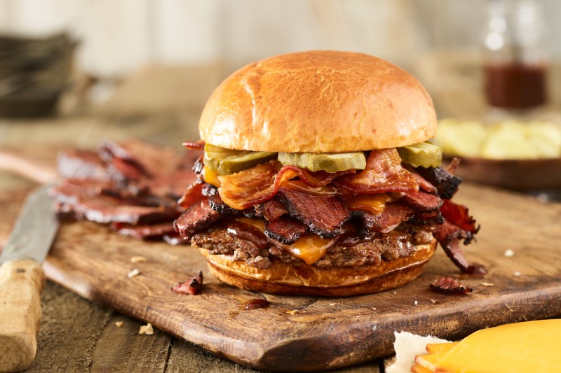 A brisket Smashburger.