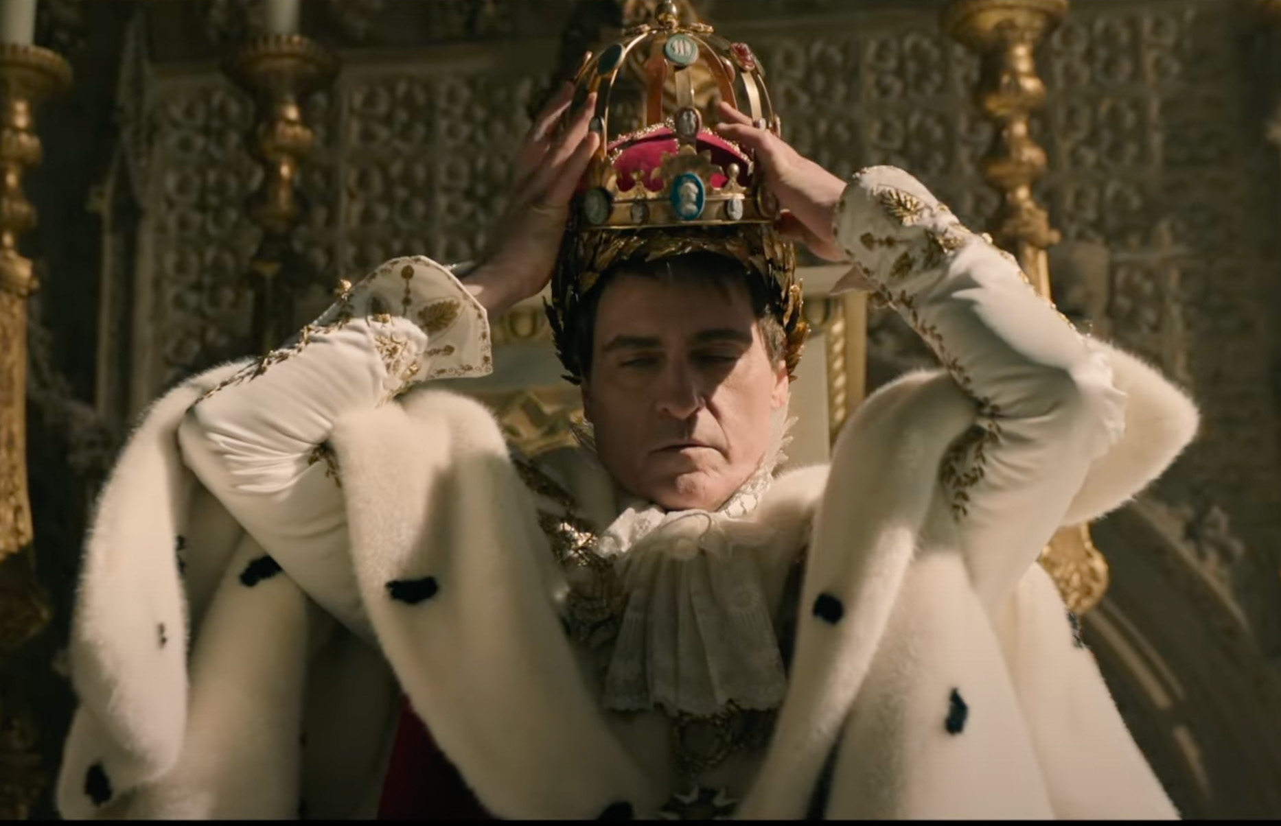 Joaquin Phoenix in the trailer for 'Napoleon.'