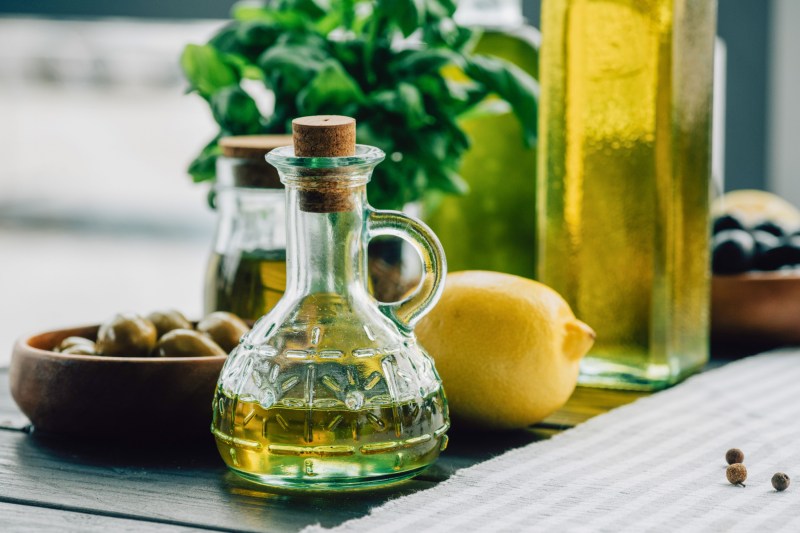 Olive oil and lemon