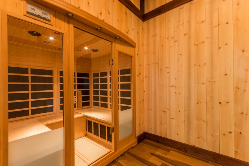 Infrared Sauna built inside of a home.