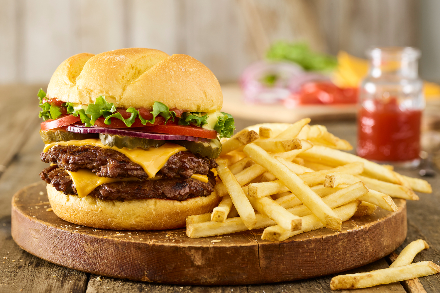 A burger from Smashburger