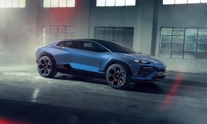 The Lamborghini Lanzador concept side view
