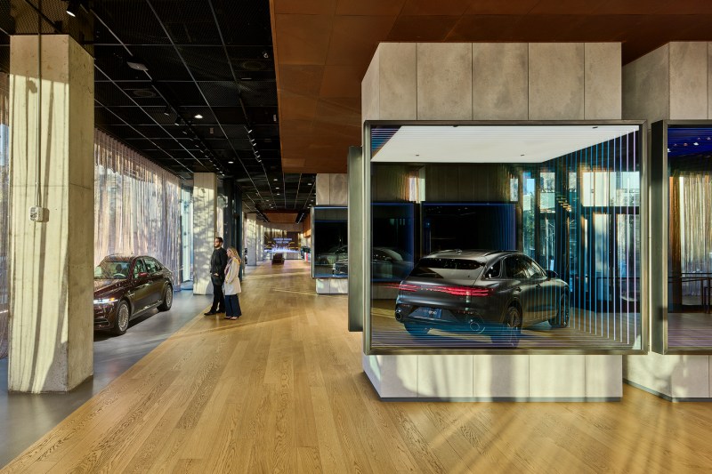 Genesis car showroom