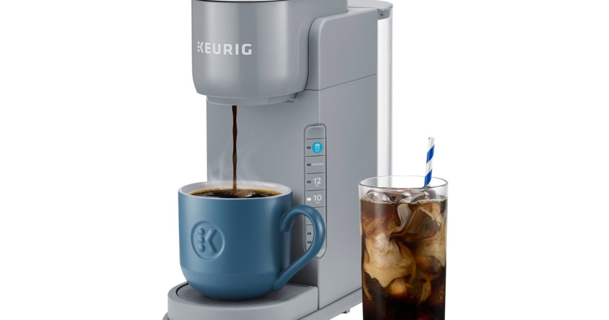 This Keurig makes perfect iced coffee and hot coffee, and it's $20