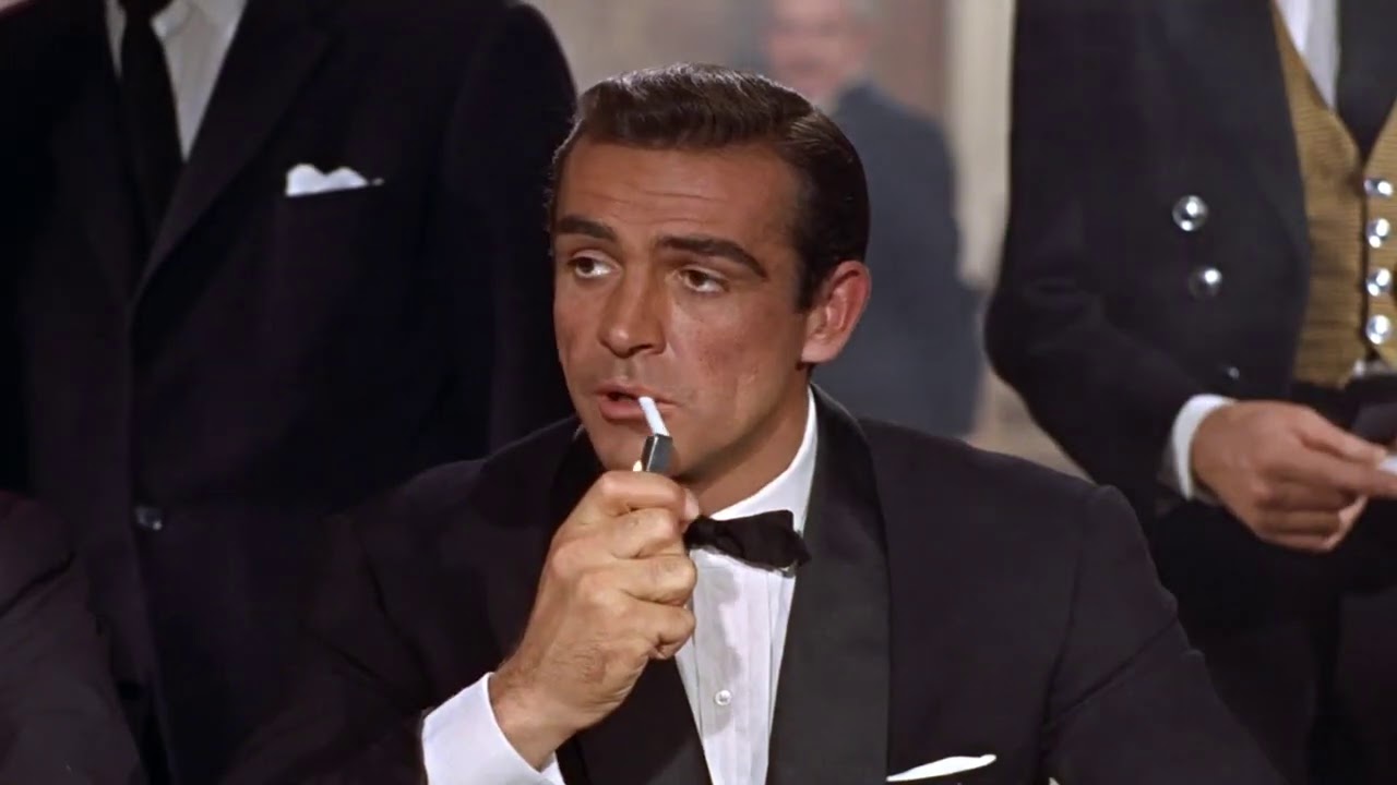 Sean Connery as James Bond.