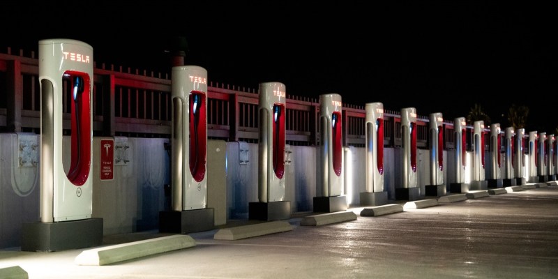 Tesla Supercharger station