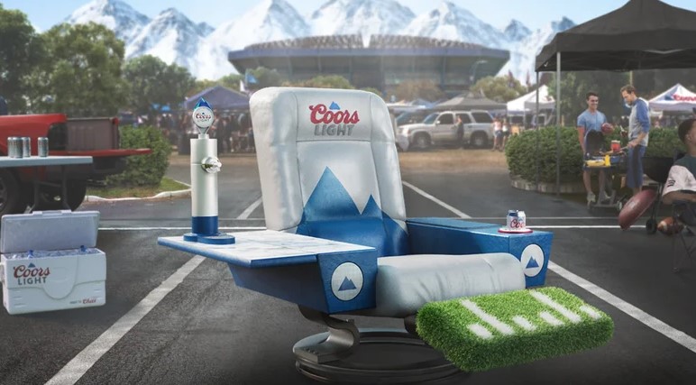 Coors Light Chill Throne