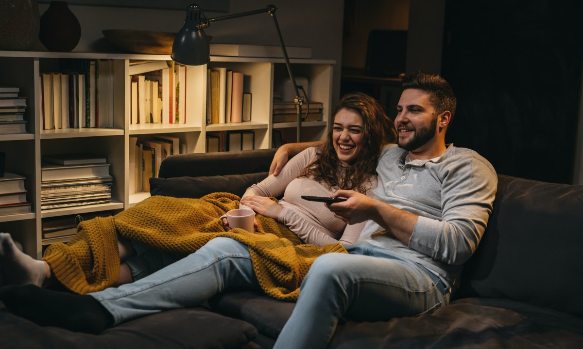 people watching tv