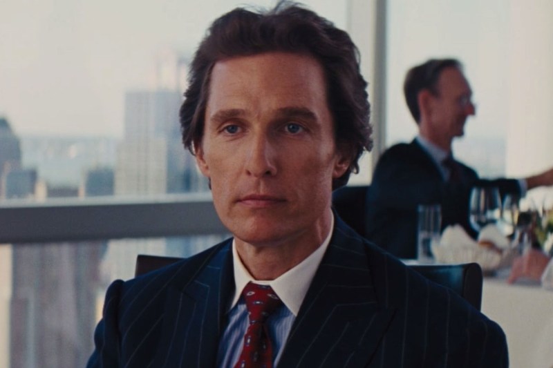 McConaughey in Wolf of Wall Street