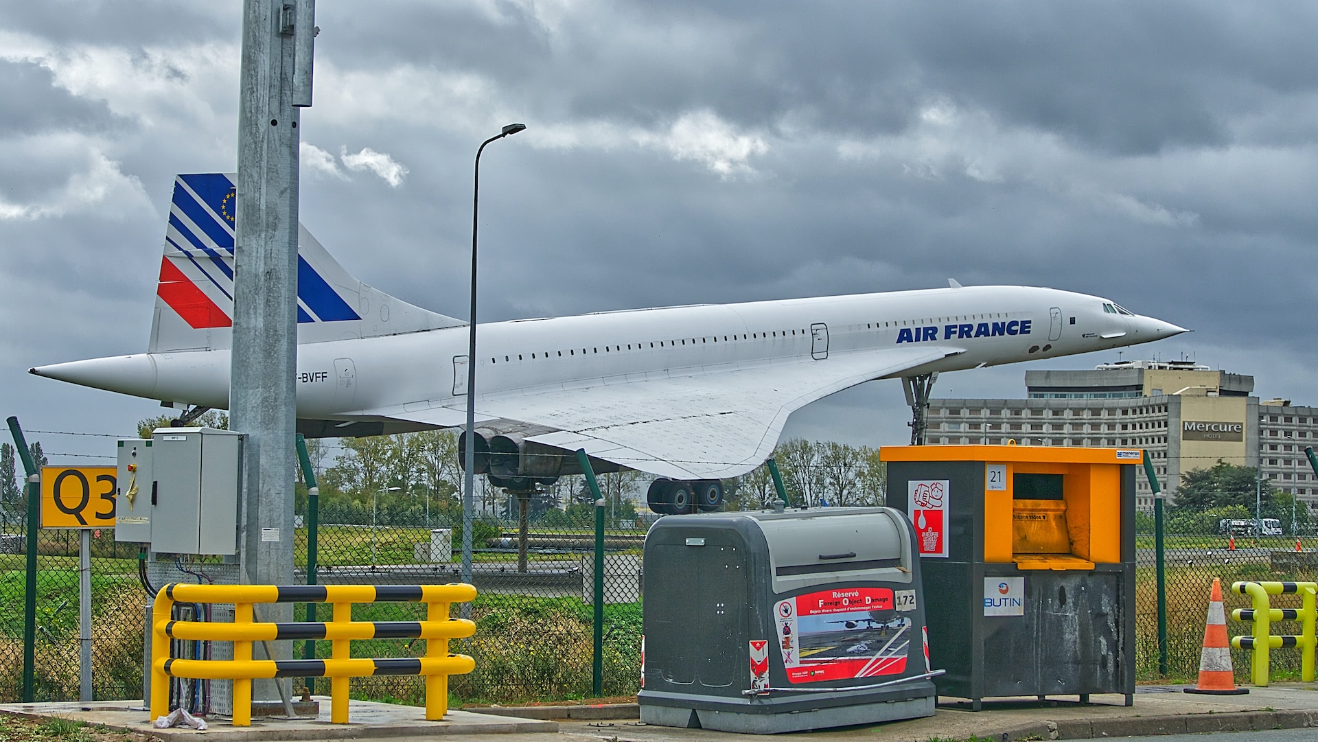 An Air France plane at CDG Airport in Paris