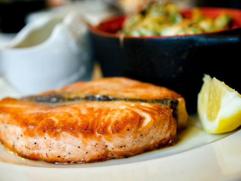 Salmon dish