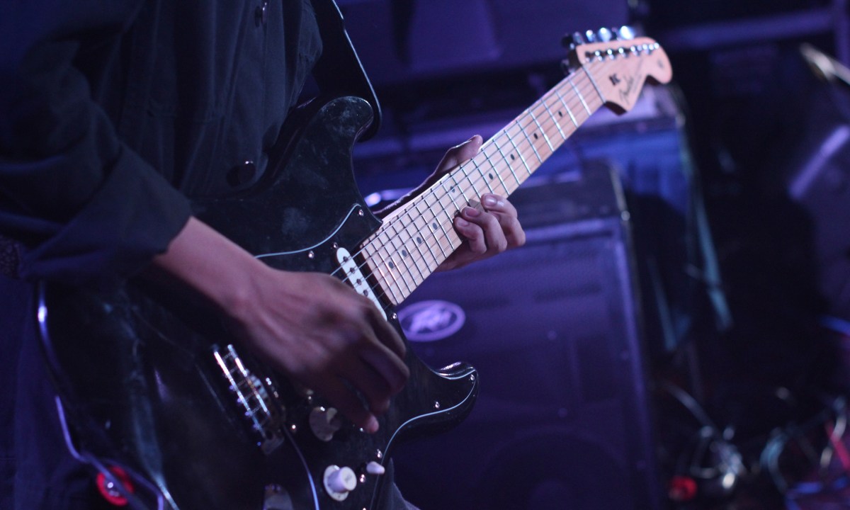 Man playing guitar