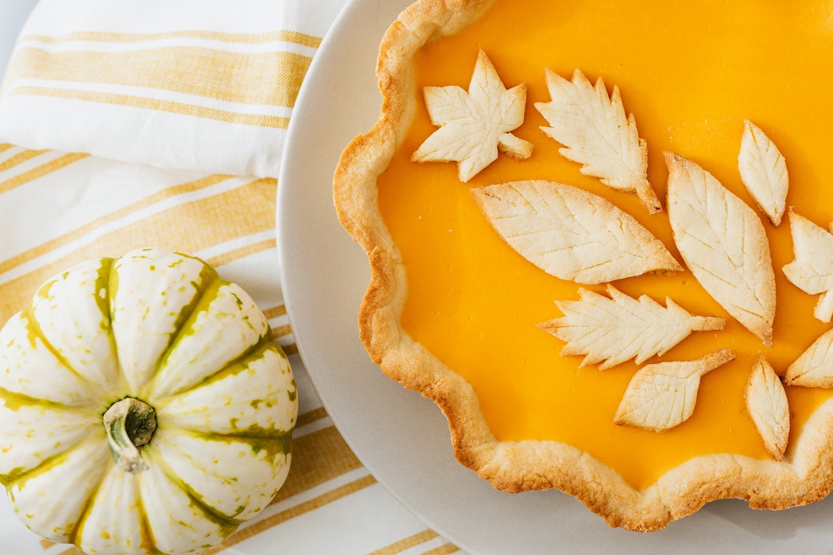 a pumpkin-flavored treat on a table