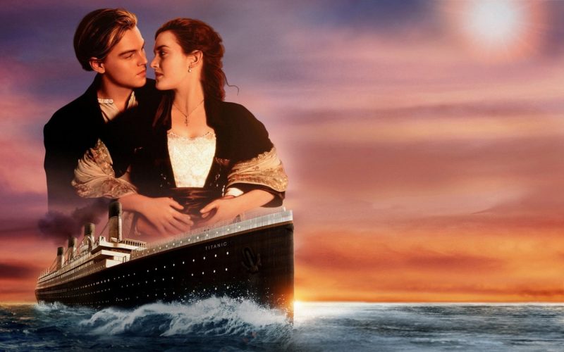 Leonardo DiCaprio and Kate Winslet in Titanic