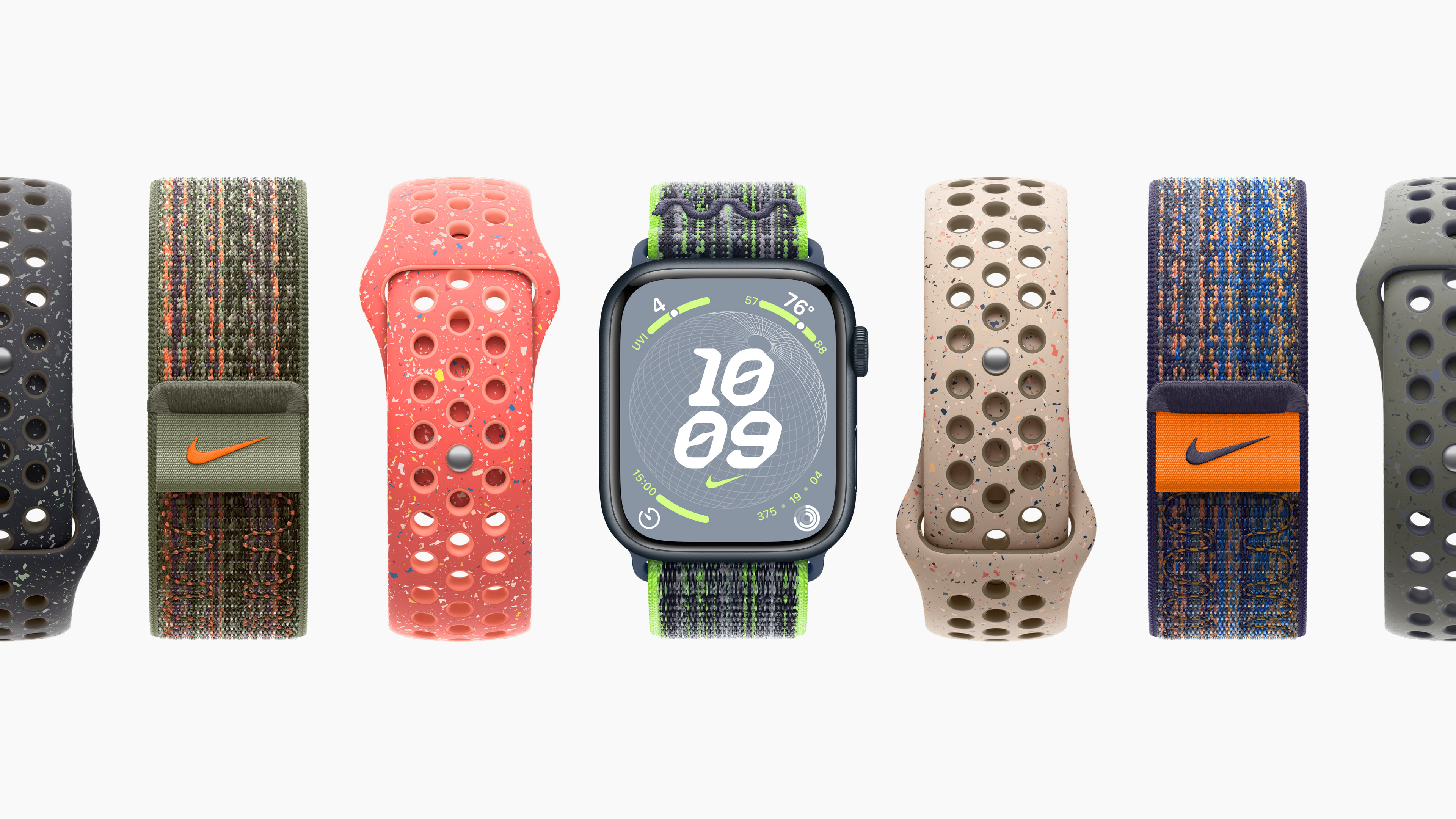 Apple Watch S9 with Nike bands