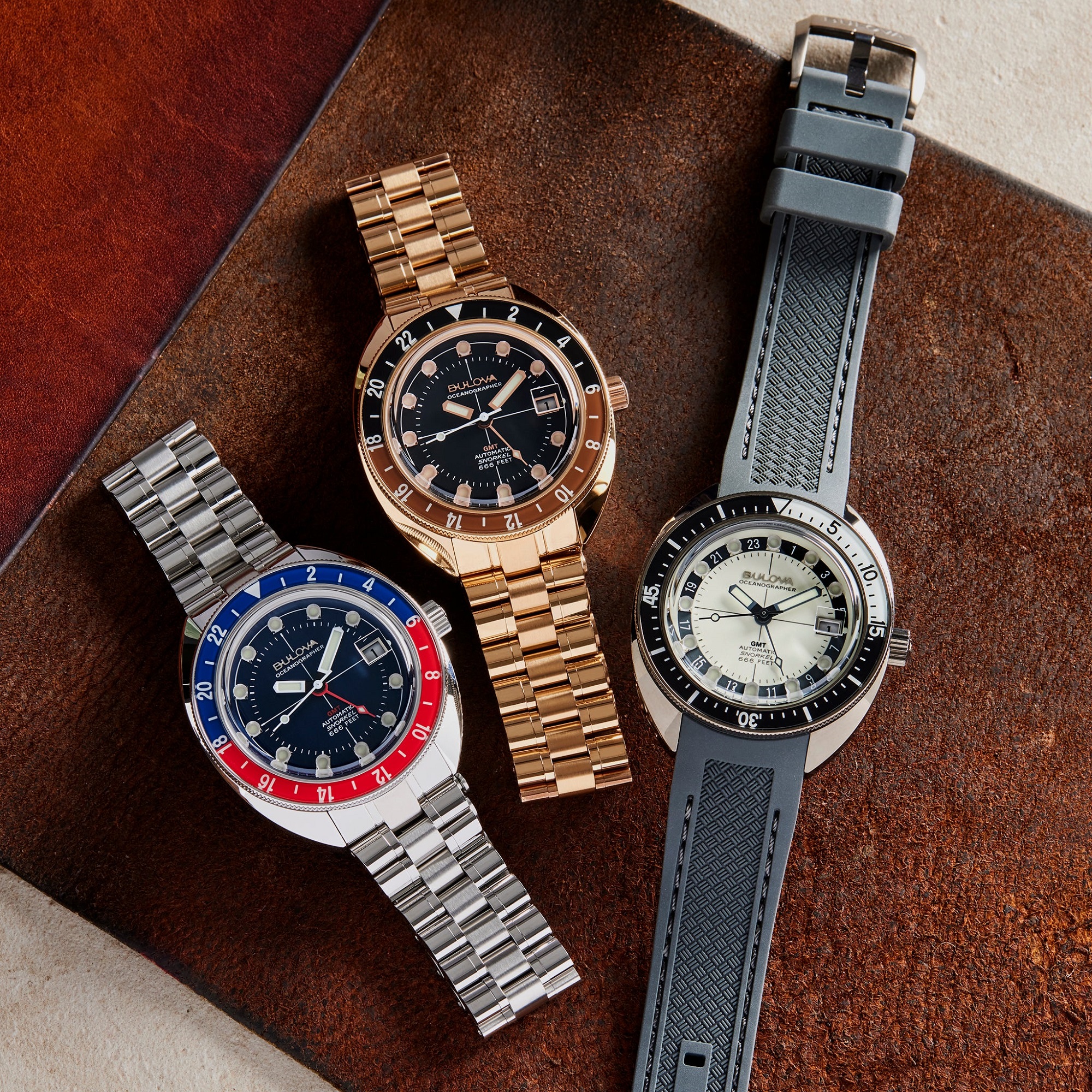 Bulova Oceanographer GMT watches