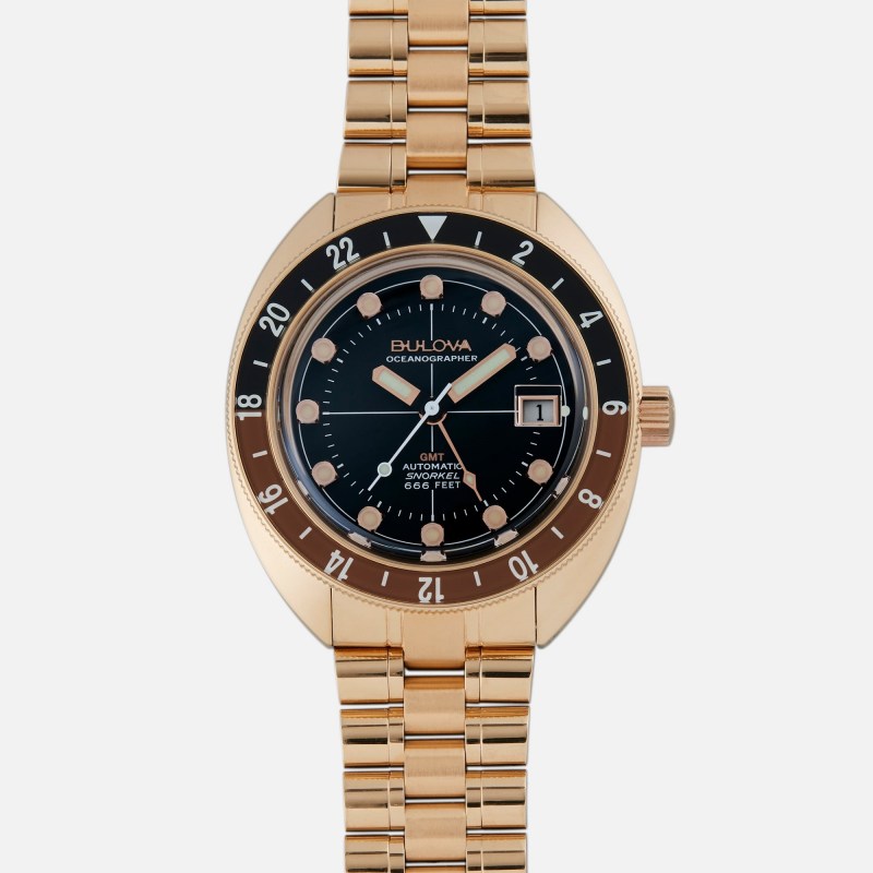 Bulova Oceanographer GMT Rose Gold