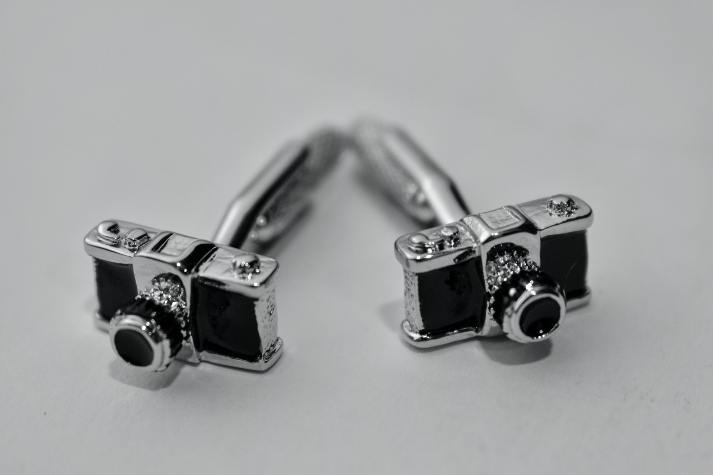 Camera cufflinks