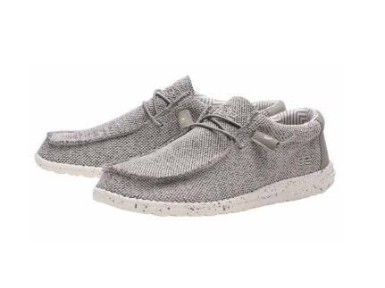 HEYDUDE ultra comfortable Wally shoes in grey style