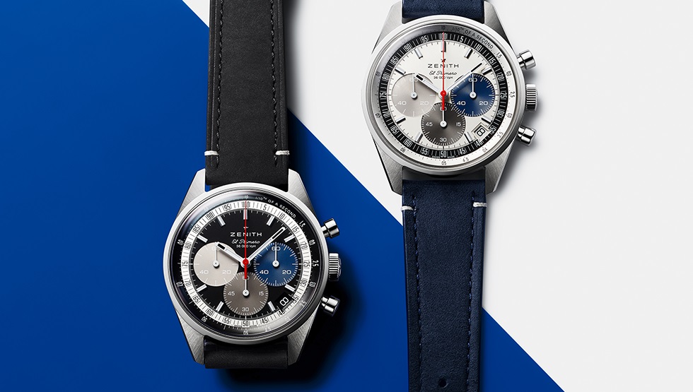A side by side of the new and old Chronomaster Original watches.