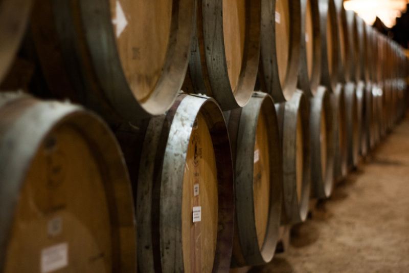 Whiskey barrels